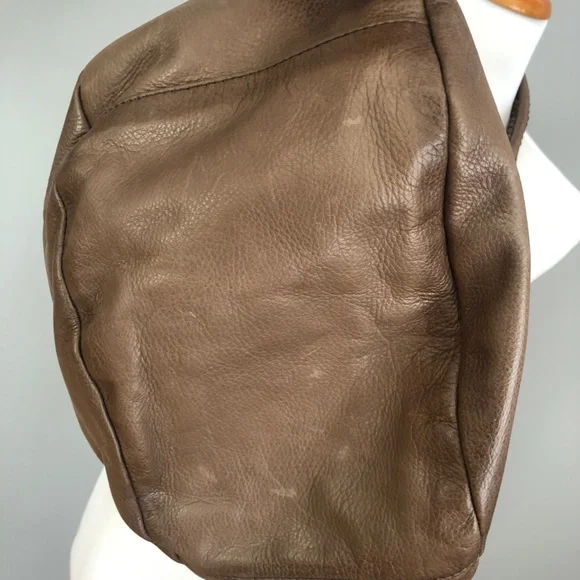 Frye Veronica Hobo leather shoulder bag, grey/brown - Picture 9 of 12